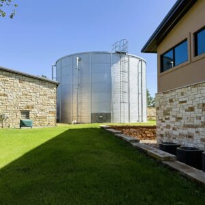 SBS-Group-Texas 36 scaledFire Protection Water Tank Installation at BMP Specialist Headquarters in Austin, Texas – with NFPA 22 Compliance & Aesthetics in MindGeneral
