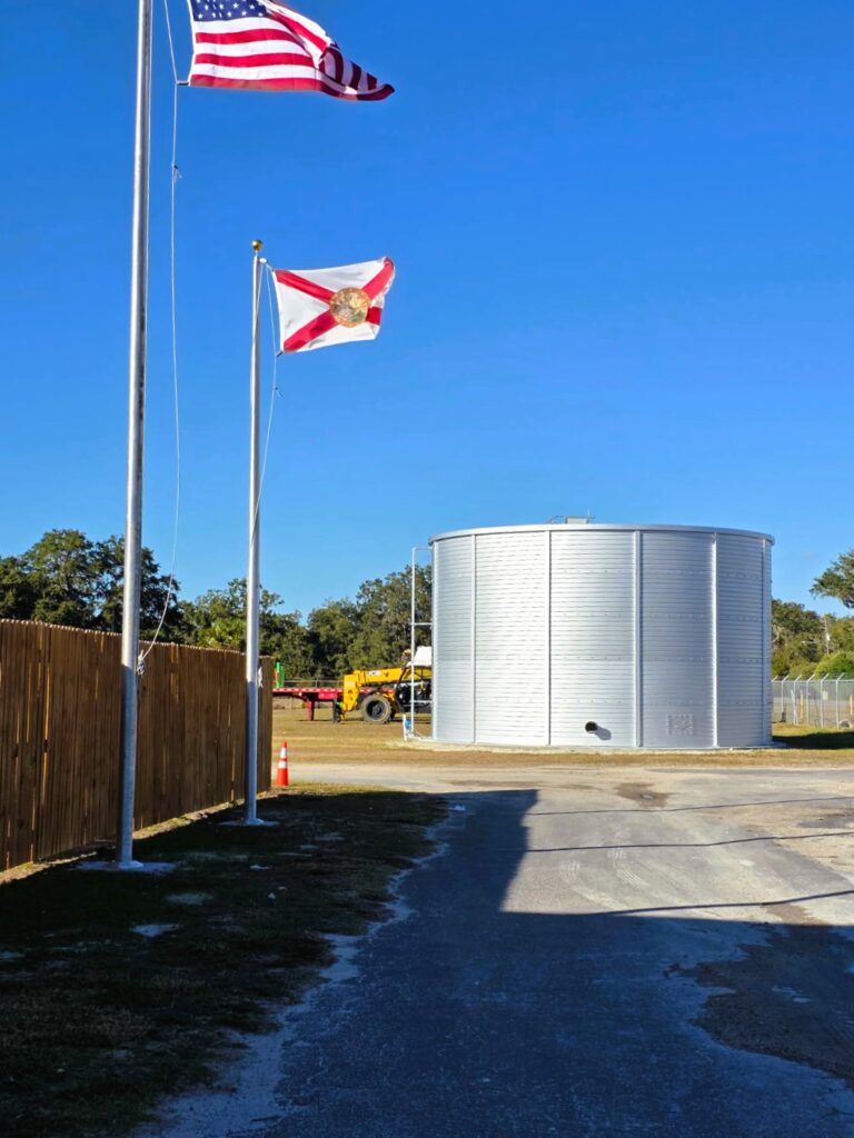 SBS-Group-Rifle Range 2Fire Protection Water Tank for Manufacturing Facilities: A Cyclonic Water Tank Installation in Bartow, FloridaGeneral