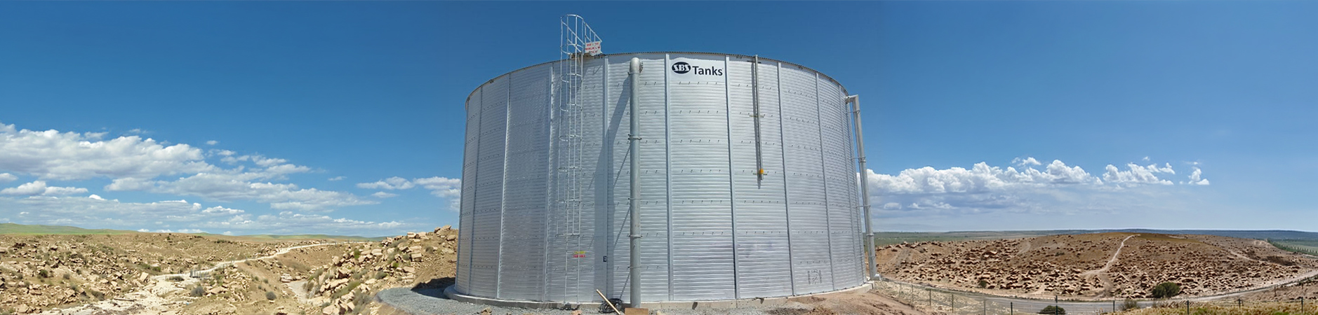 Cyclonic Fire Water Storage for Bock Marine | SBS Tanks